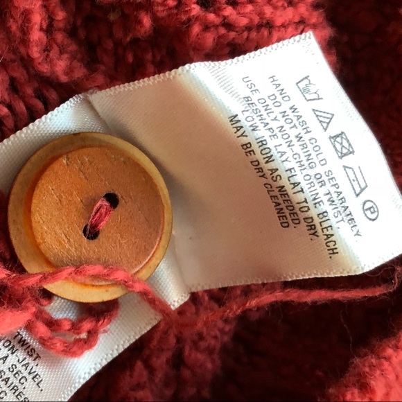 Anthropologie Moth Cowl Neck Cable Knit Sweater M - Picture 7 of 7